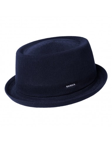 Chapeau Pork Pie en Bambou Mowbray bleu foncé KANGOL ouvre sa boutique