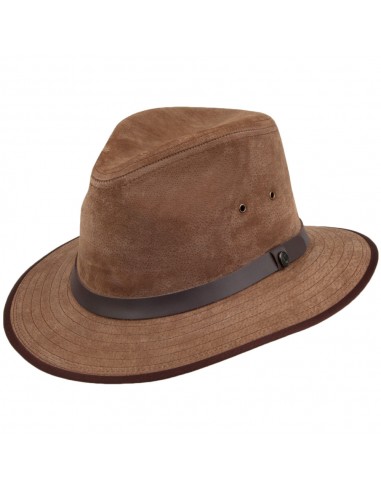 Chapeau Fedora Safari en Cuir Nubuck châtaigne JAXON & JAMES 2 - 3 jours ouvrés.