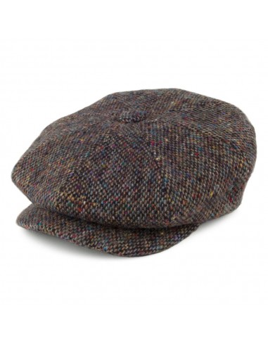 Casquette Gavroche en Donegal Tweed Chiné multicolore CITY SPORT paiement sécurisé