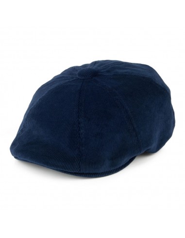 Casquette Gavroche en Velours Côtelé Hawker bleu marine KANGOL ou a consommer sur place