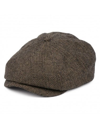 Casquette Gavroche à Chevrons Brood marron-khaki BRIXTON Jusqu'à 80% De Réduction