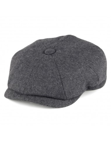 Casquette Gavroche en Laine Melton gris CHRISTYS Venez découvrir notre 