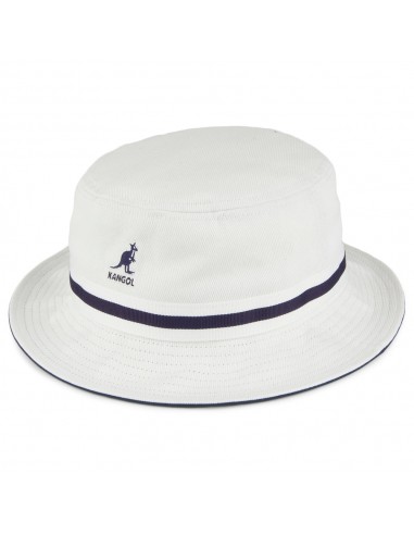 Chapeau Bob Stripe Lahinch blanc KANGOL commande en ligne