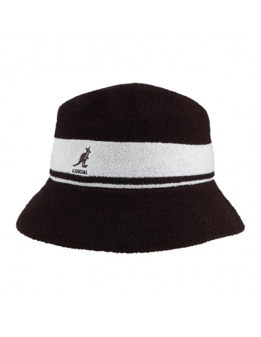 Chapeau Bob à Rayure Bermuda noir KANGOL une grave pollution 