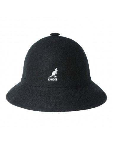 Chapeau Bob en Laine Casual noir KANGOL basket pas cher