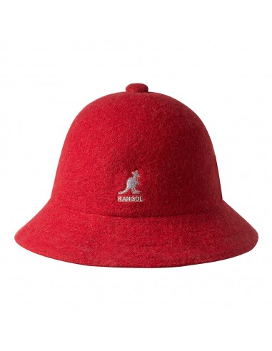 Chapeau Bob en Laine Casual rouge KANGOL est présent 