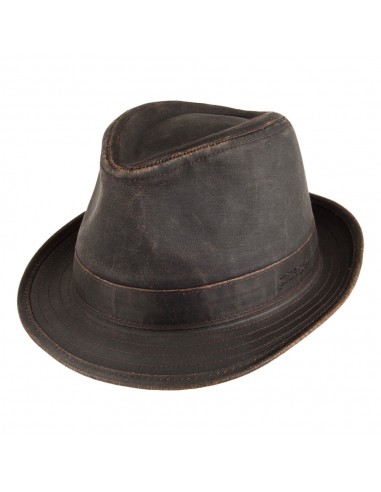 Chapeau Trilby Hydrofuge Odessa marron STETSON Dans la société mordern