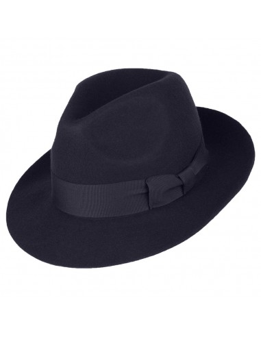 Chapeau Fedora Chester bleu marine FAILSWORTH Economisez 