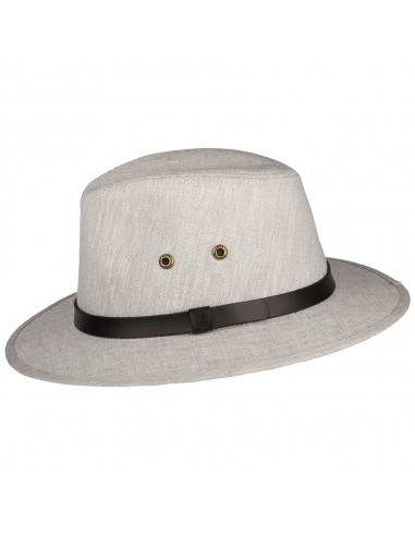 Chapeau Fedora Safari en Lin Irlandais mélanges de naturels FAILSWORTH acheter