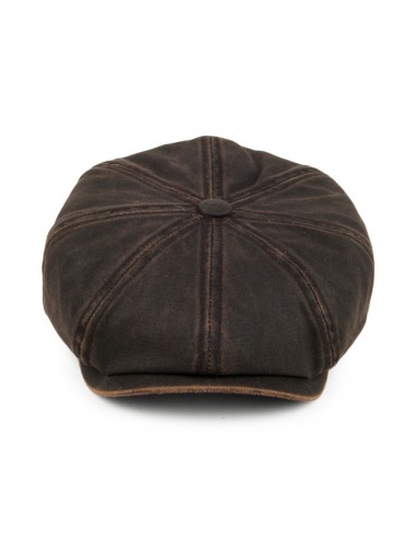 Casquette Gavroche Hydrofuge Hatteras Cope marron STETSON outlet