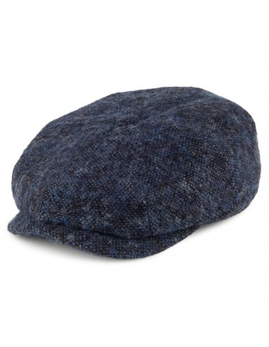 Casquette Gavroche en Tweed du Donegal Hatteras bleu STETSON des créatures d'habitude