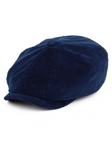 Casquette Gavroche en Velours Côtelé Hatteras bleu STETSON en ligne des produits 