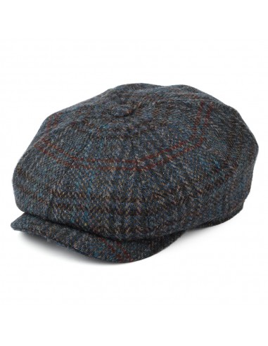 Casquette Gavroche en Harris Tweed Hatteras bleu-gris STETSON 50% de réduction en Octobre 2024