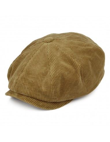 Casquette Gavroche en Velours Côtelé Hatteras fauve STETSON en stock