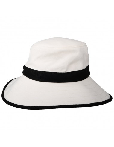 Chapeau Été Pliable en Chanvre Adrienne noir-blanc TILLEY vous aussi creer 