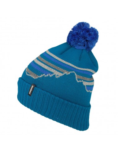 Bonnet à Pompon Fitz Roy Retro Powder Town bleu PATAGONIA store