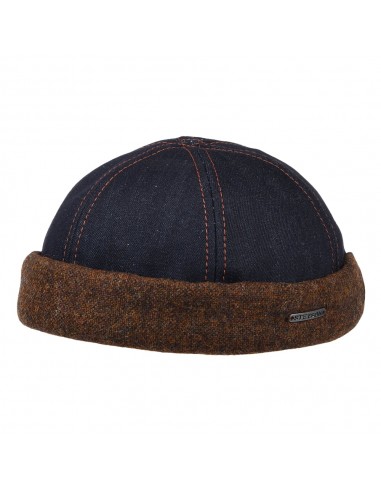 Bonnet Miki Breton en Jean et Tweed denim STETSON une grave pollution 