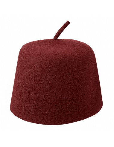 Chapeau Fez Bordeaux avec appendice VENTE EN GROS ouvre sa boutique