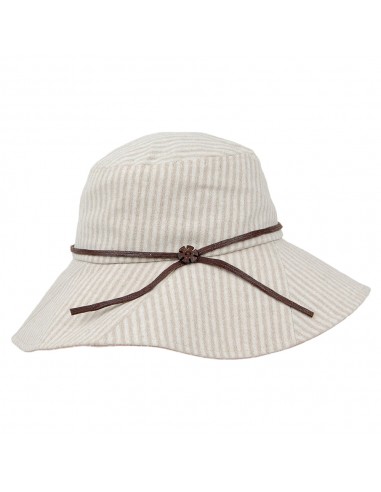 Chapeau d'Eté Pliable Soleil beige SUR LA TETE - VENTE EN GROS pas cher