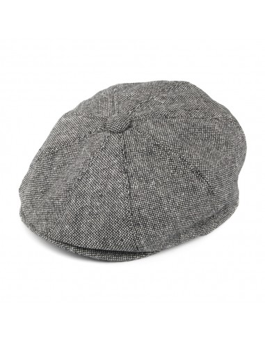 Casquette Gavroche Marl Tweed noir JAXON & JAMES - VENTE EN GROS pas cheres