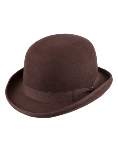 Chapeau Melon marron JAXON & JAMES - VENTE EN GROS en linge