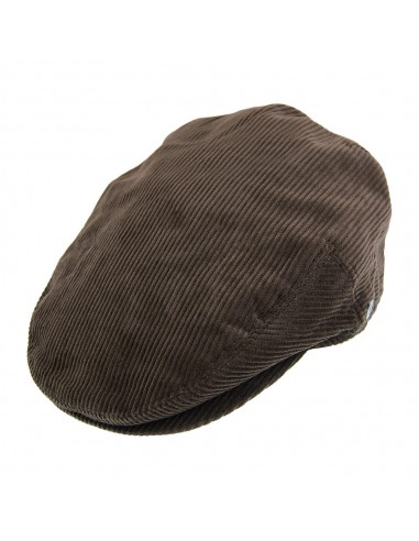 Casquette Plate en Velours Côtelé marron JAXON & JAMES - VENTE EN GROS 50-70% off 