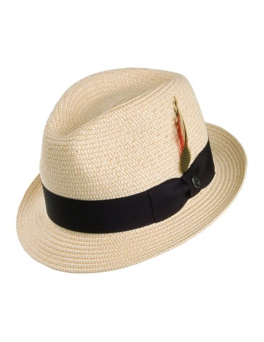 Chapeau Trilby en Paille Toyo naturel JAXON & JAMES - VENTE EN GROS suggérées chez