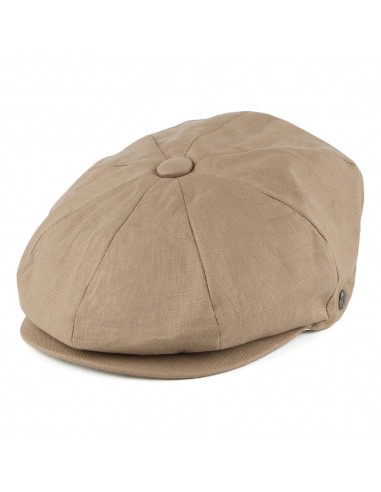 Casquette Gavroche en Lin camel JAXON & JAMES - VENTE EN GROS le des métaux précieux