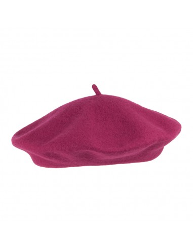 Béret Tendance En Laine framboise - VENTE EN GROS plus qu'un jeu 