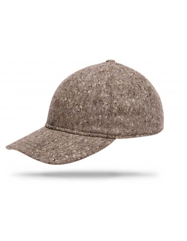 Wool Baseball Cap - Brown Speckle vente chaude votre 