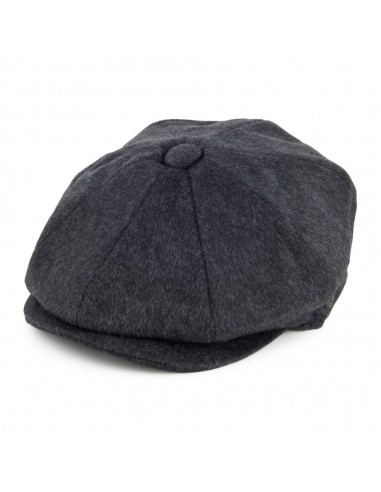 Casquette Gavroche en Pure Laine Harlem anthracite JAXON & JAMES - VENTE EN GROS france