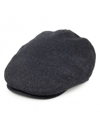 Casquette Plate en Pure Laine Harlem anthracite JAXON & JAMES - VENTE EN GROS la livraison gratuite