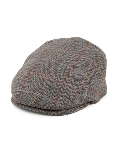 Casquette Plate Enfant en Tweed marron-gris JAXON & JAMES - VENTE EN GROS prix pour 