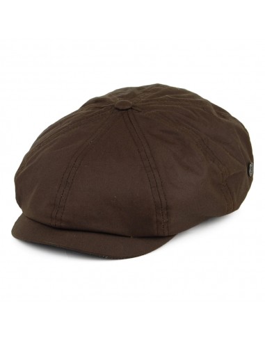 Casquette Gavroche en Coton Ciré British Millerain marron JAXON & JAMES - VENTE EN GROS en ligne des produits 