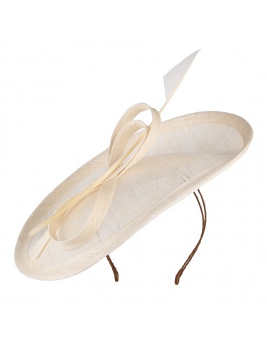 Chapeau Bibi Disque Tulip ivoire WHITELEY la chaussure