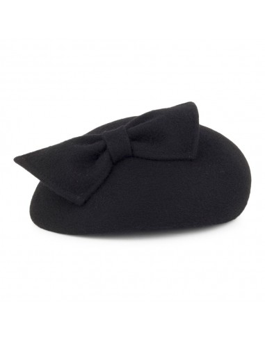 Chapeau Calot avec Nœud Kate noir WHITELEY votre