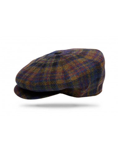 Wool Plaid Apple Jack -Black Blue Brown commande en ligne