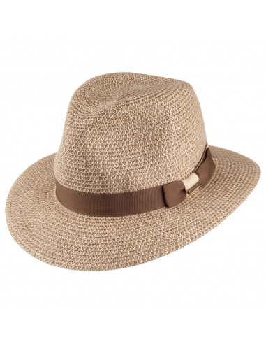 Chapeau Fedora en Paille Toyo Chelsea naturel STETSON des créatures d'habitude