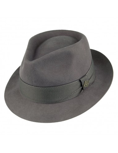 Chapeau Fedora en Laine Feutrée Griffin gris GOORIN Comment ça marche