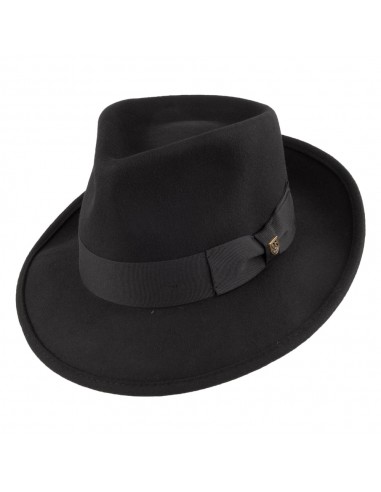 Chapeau Fedora Swindle noir BRIXTON l'achat 