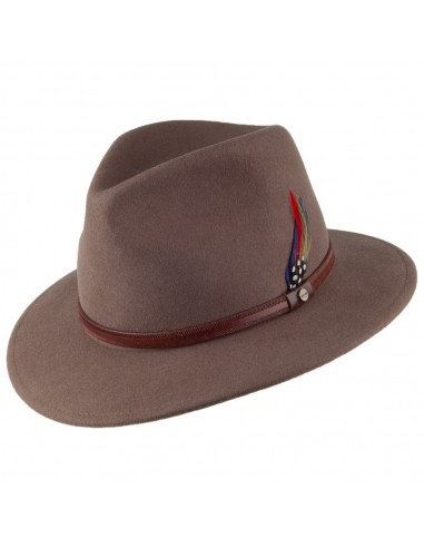 Chapeau Fedora Safari Rantoul marron clair STETSON 2024