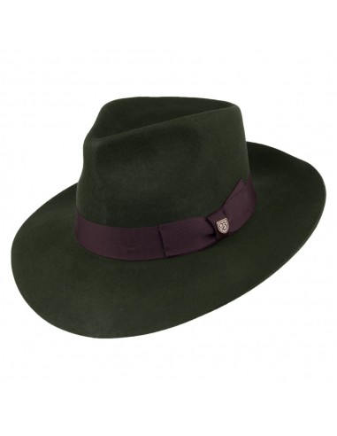 Chapeau Fedora Lopez olive foncé BRIXTON Jusqu'à 80% De Réduction