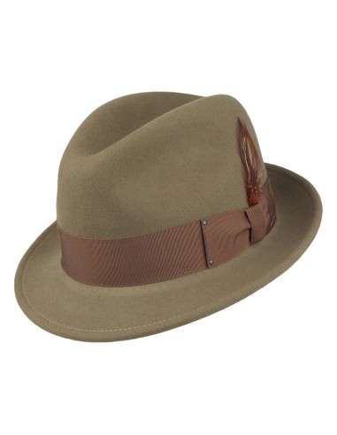 Chapeau Trilby Déformable Tino olive clair BAILEY acheter