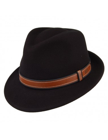 Chapeau Fedora LiteFelt Dodgson noir BAILEY pas chere