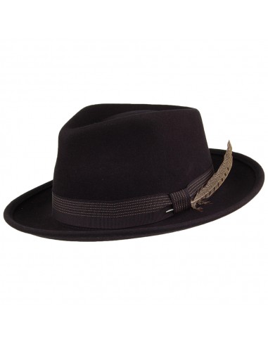 Chapeau Fedora Swindle II noir BRIXTON Le MVP de beaucoup