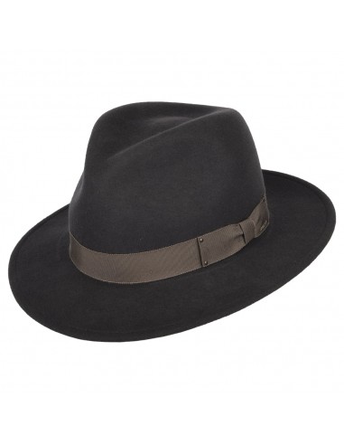 Chapeau Fedora Déformable Hydrofuge Curtis en Laine Feutrée gris BAILEY sur le site 