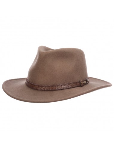 Chapeau Australien en Laine Feutrée Déformable Hydrofuge Rosebery khaki SCALA online