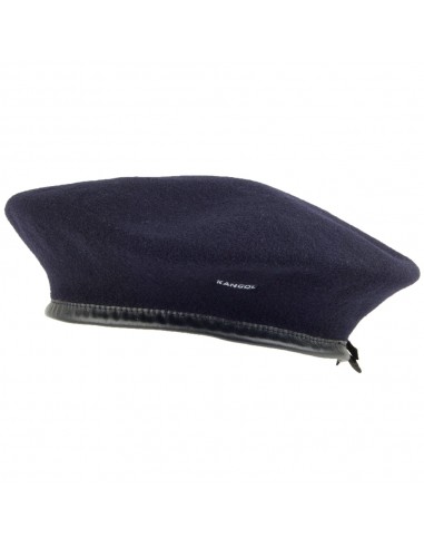 Béret Militaire en Laine Monty bleu marine KANGOL shop