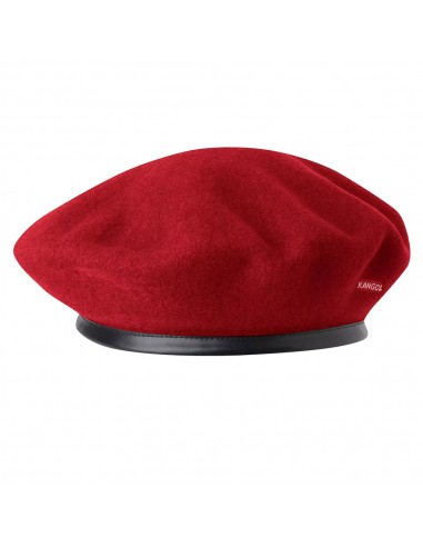 Béret Militaire en Laine Monty rouge KANGOL destockage