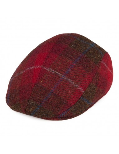 Casquette Ascot en Harris Tweed bordeaux CRAMBES online